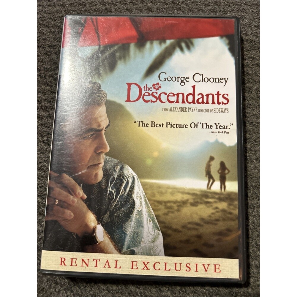 Descendants (DVD, 2011, Rental Exclusive) George Clooney
